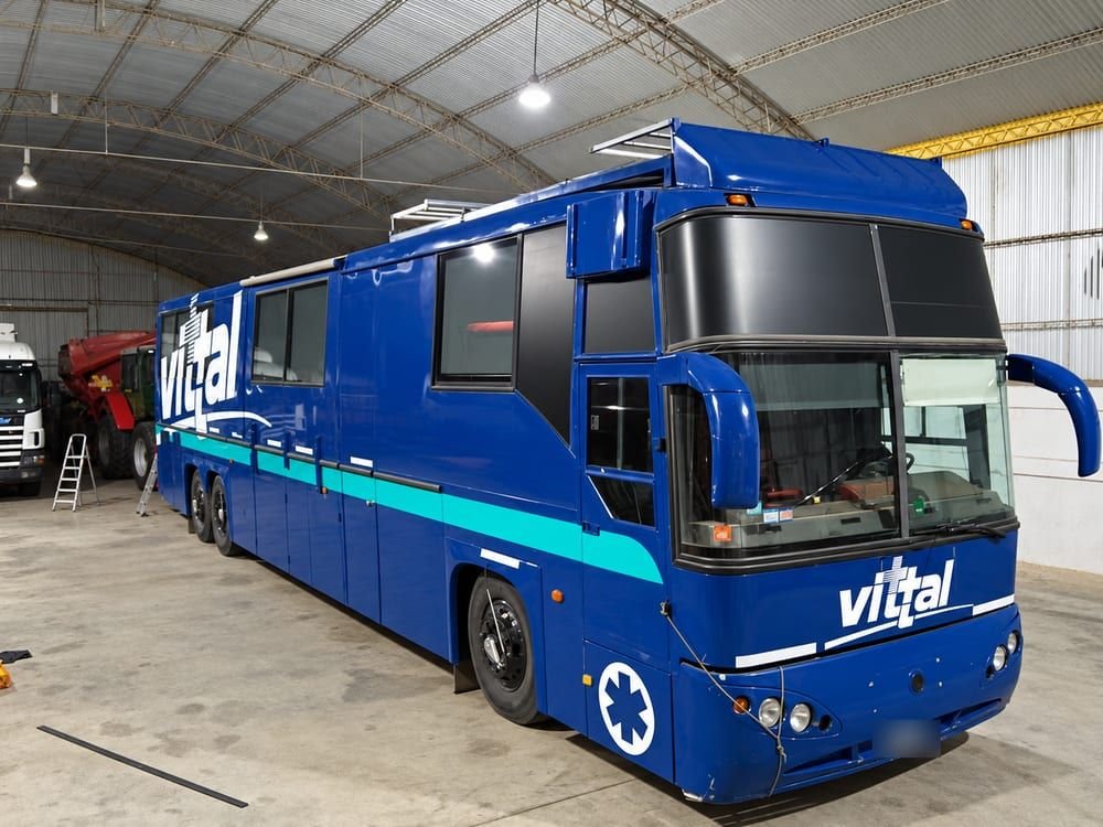 Colectivo de soporte médico rotulado de Vital